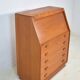 Teak Secretary by Dyrlund denmark 1960s desk Vintage Mid Century 