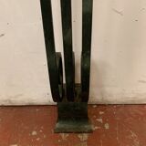 Art Deco console in wrought iron hammered XX century