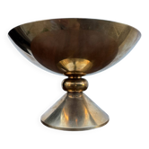 Bronze solid halogen table lamp from the 1980s.