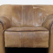 70s vintage buffalo leather design armchair from De Sede model DS44