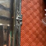 Rectangular silver metal top