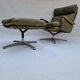 Leather chair with footrest ds-31 – de sede – switzerland – 1960s