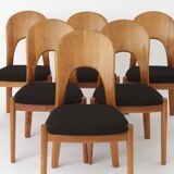 6 Vintage Chairs Niels Koefoed 1970s Teak Danish