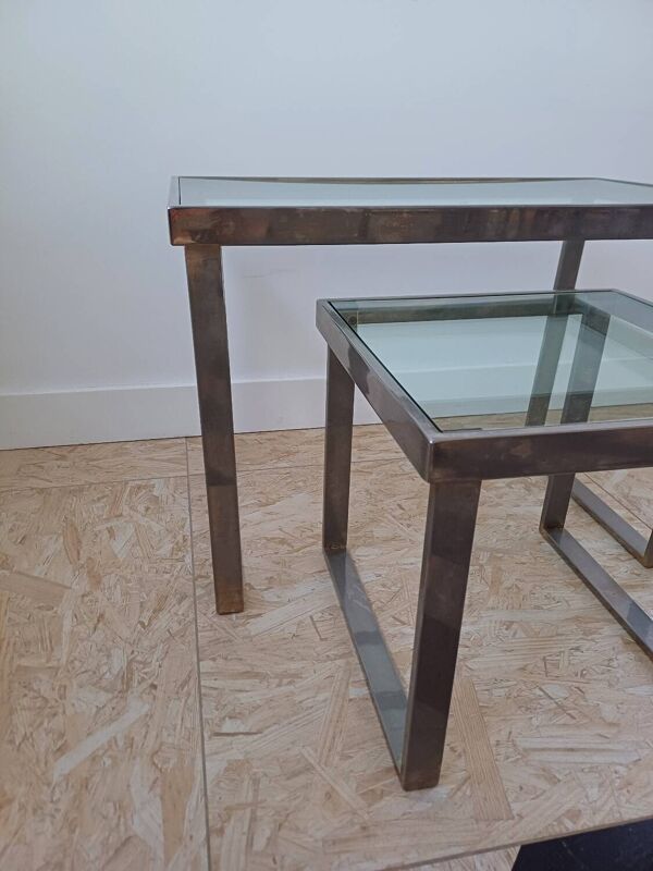 Table gigogne metal