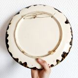 Lobster plate Palissy ceramic