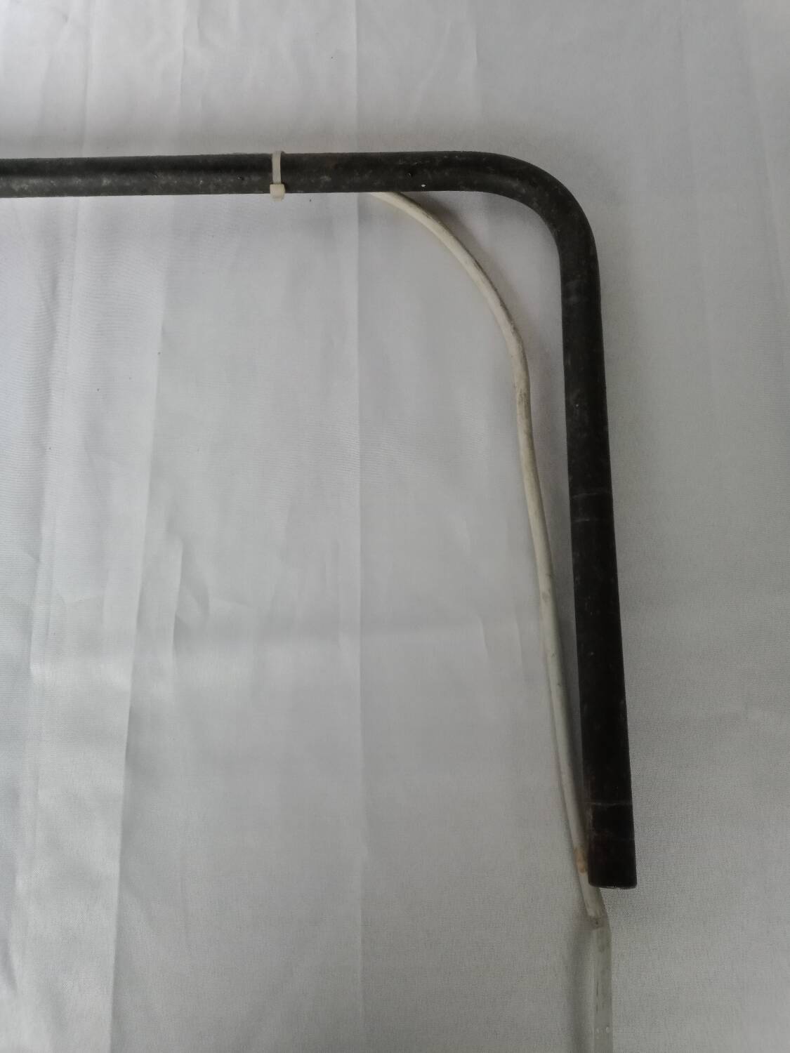 Industrial black metal lamp