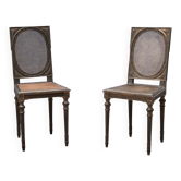 Pair of vintage Louis XVI chairs