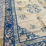 Tapis ancien chinois pékin fait main 194x260 cm