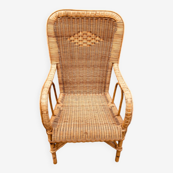 Rattan armchair