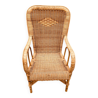 Rattan armchair