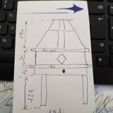Wooden fireplace