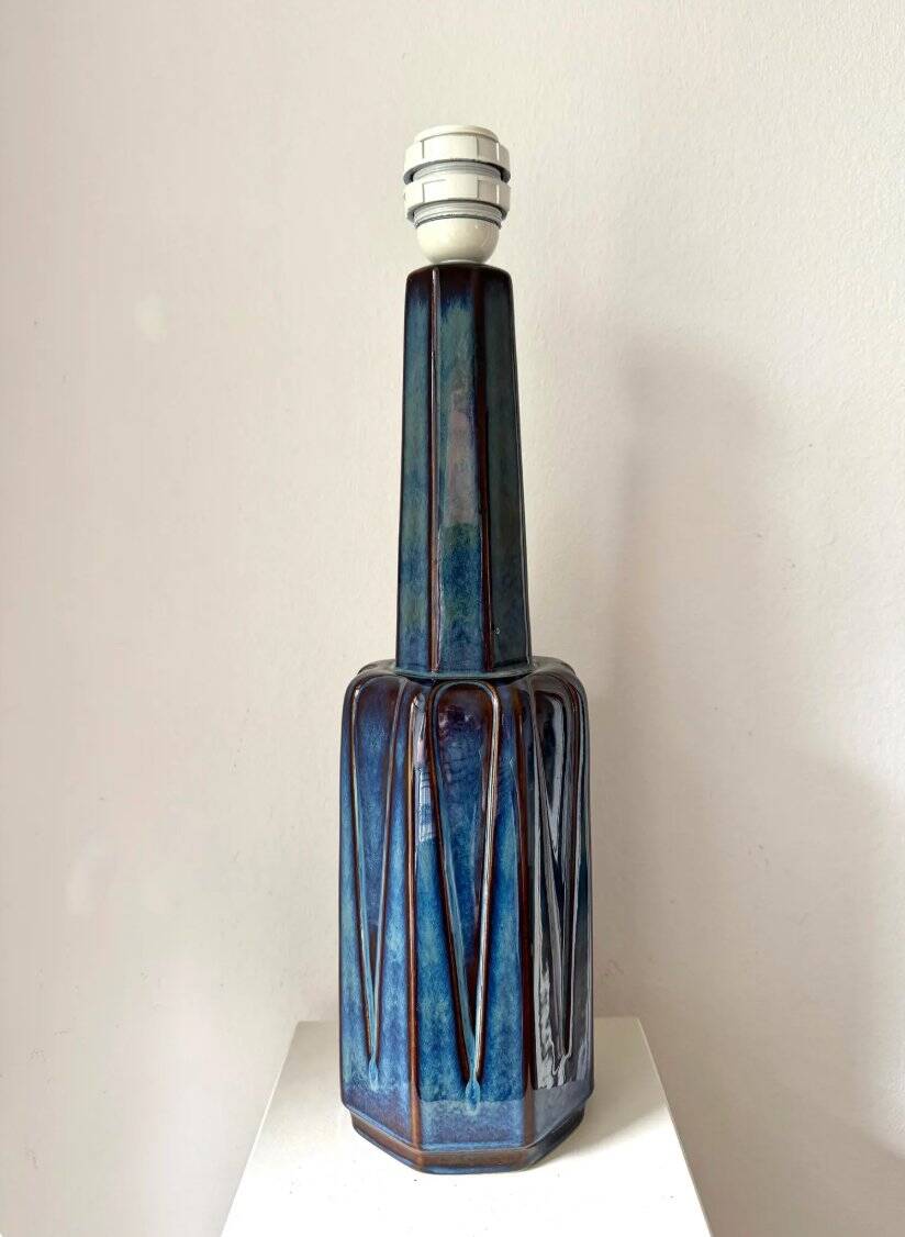 Stoneware lamp by Einar Johansen for Søholm, Denmark, 1960s