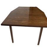 Scandinavian dining table in hexagonal rosewood 1960