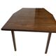 Scandinavian dining table in hexagonal rosewood 1960