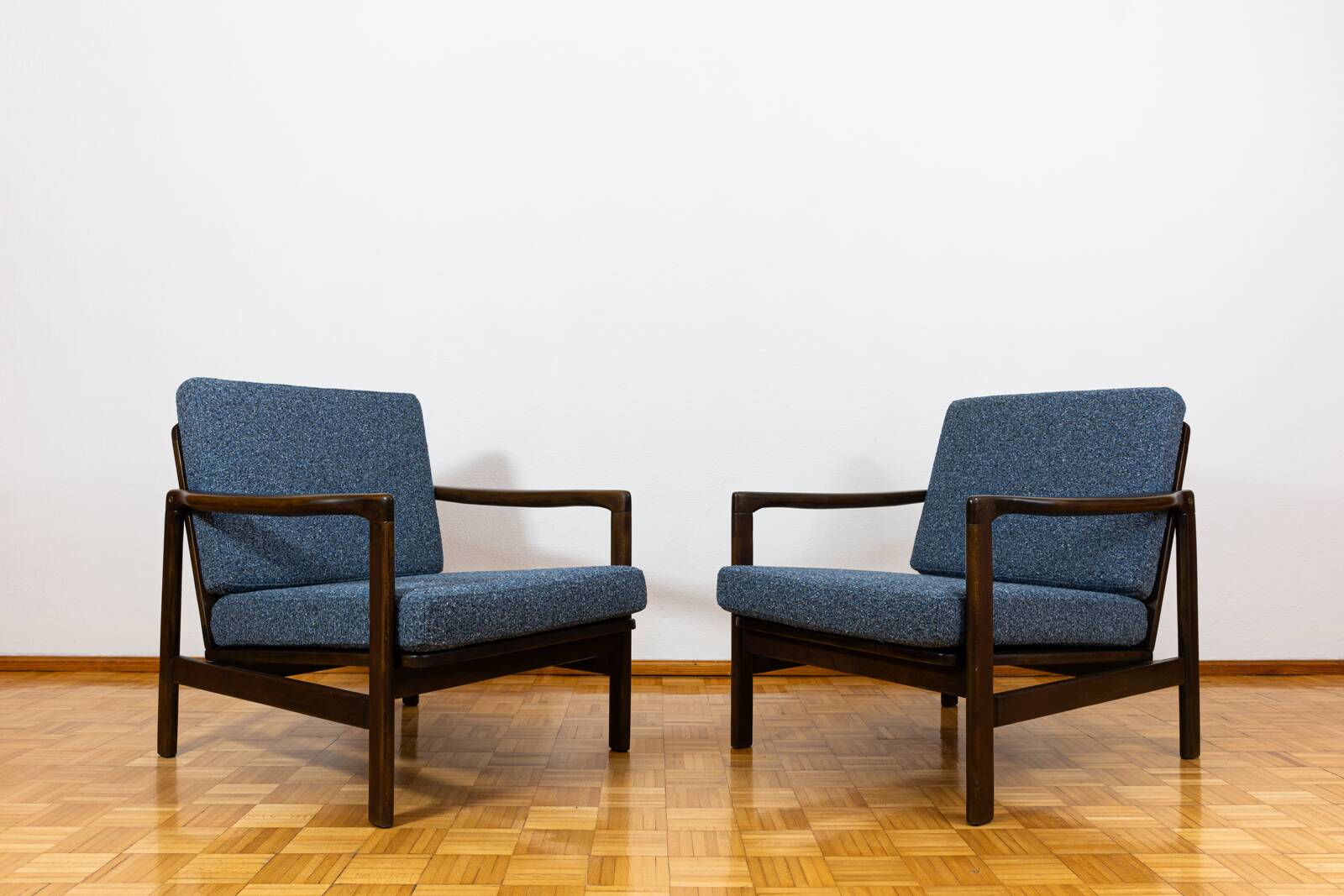 Mid Century Armchairs By Zenon Bączyk, 1960's, Set Of 2