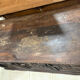 Large oak chest from the 18th century.