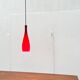 Mid-century glass pendant lamp model Bang by Jacob E. Bang for Fog & Mørup and Holmegaard, 1960s.