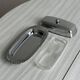 Metal butter dish with glass tray