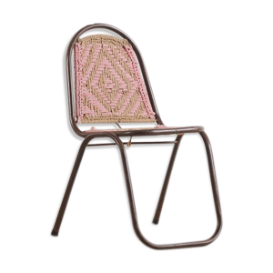 chaise en corde tressée