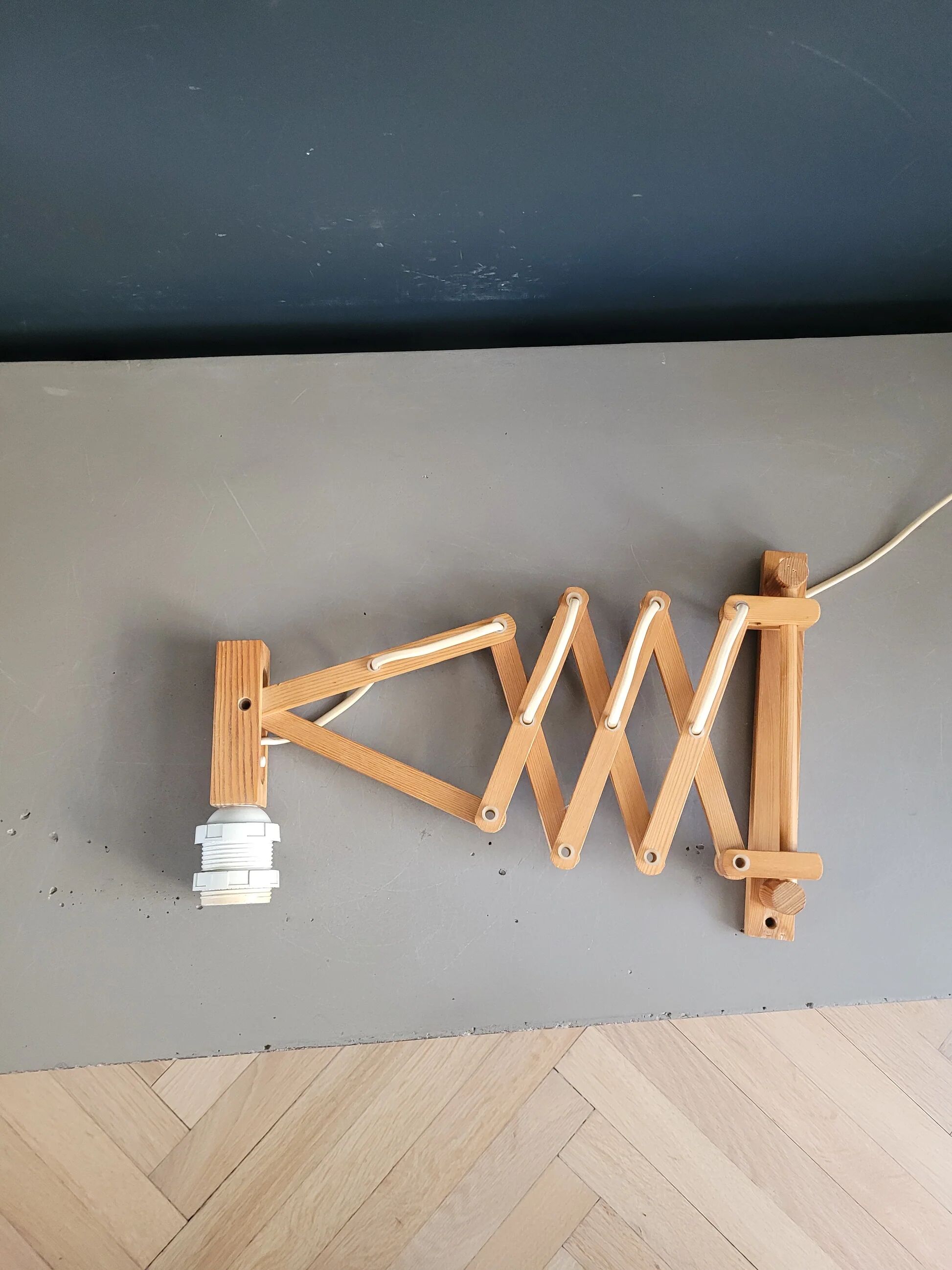 Translandia accordion wall light - Scandinavian 1960s