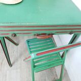 Vintage suitcase camping set