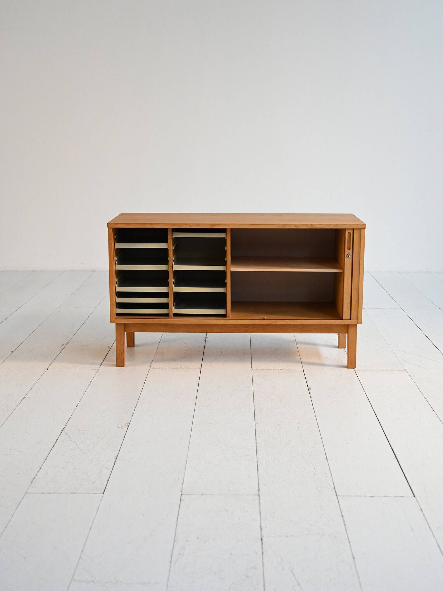 Scandinavian oak cabinet, 1960s