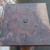 Brutalist tree trunk and oak saddle