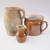 Stoneware pitcher