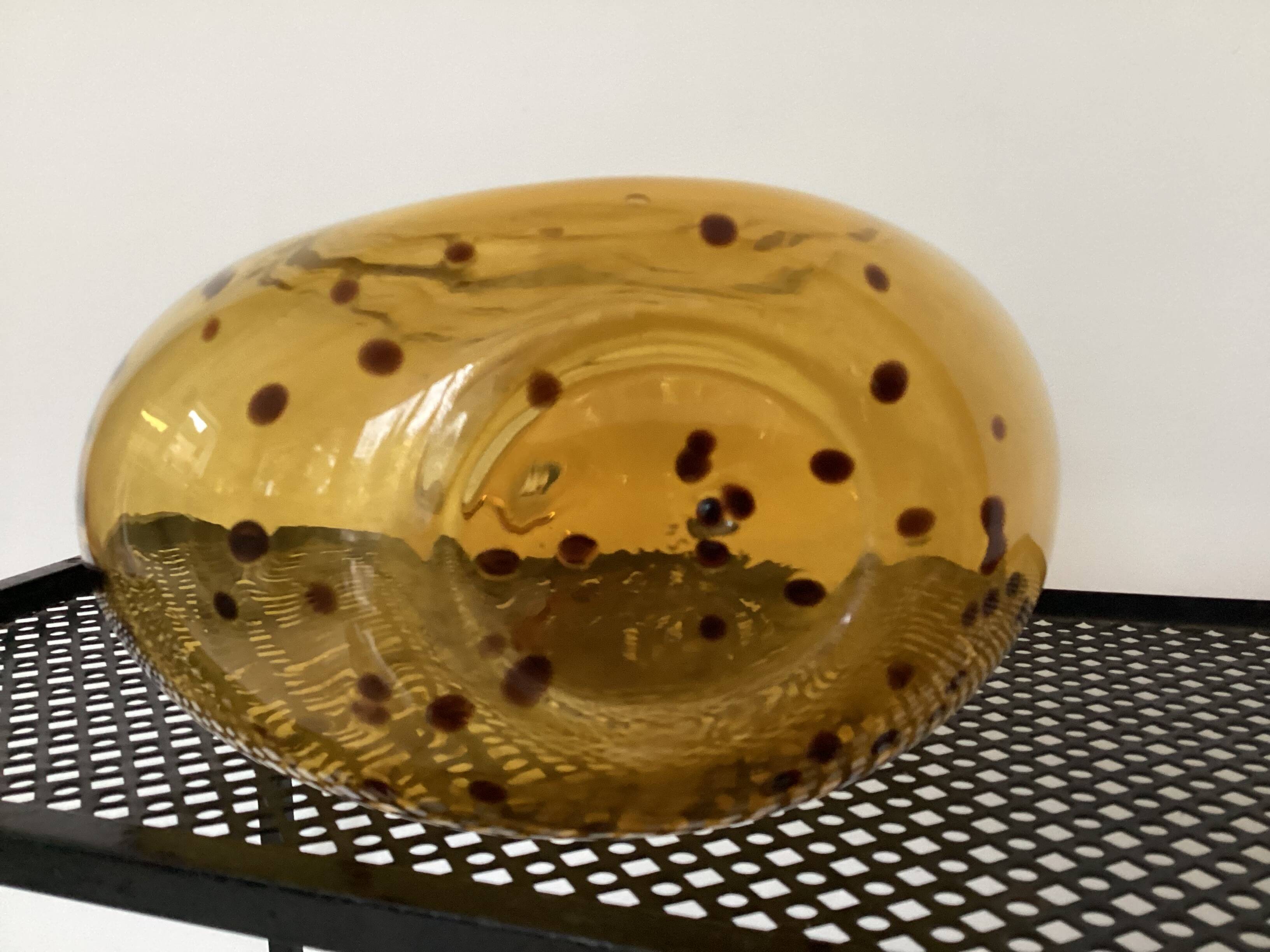 Blown glass vase