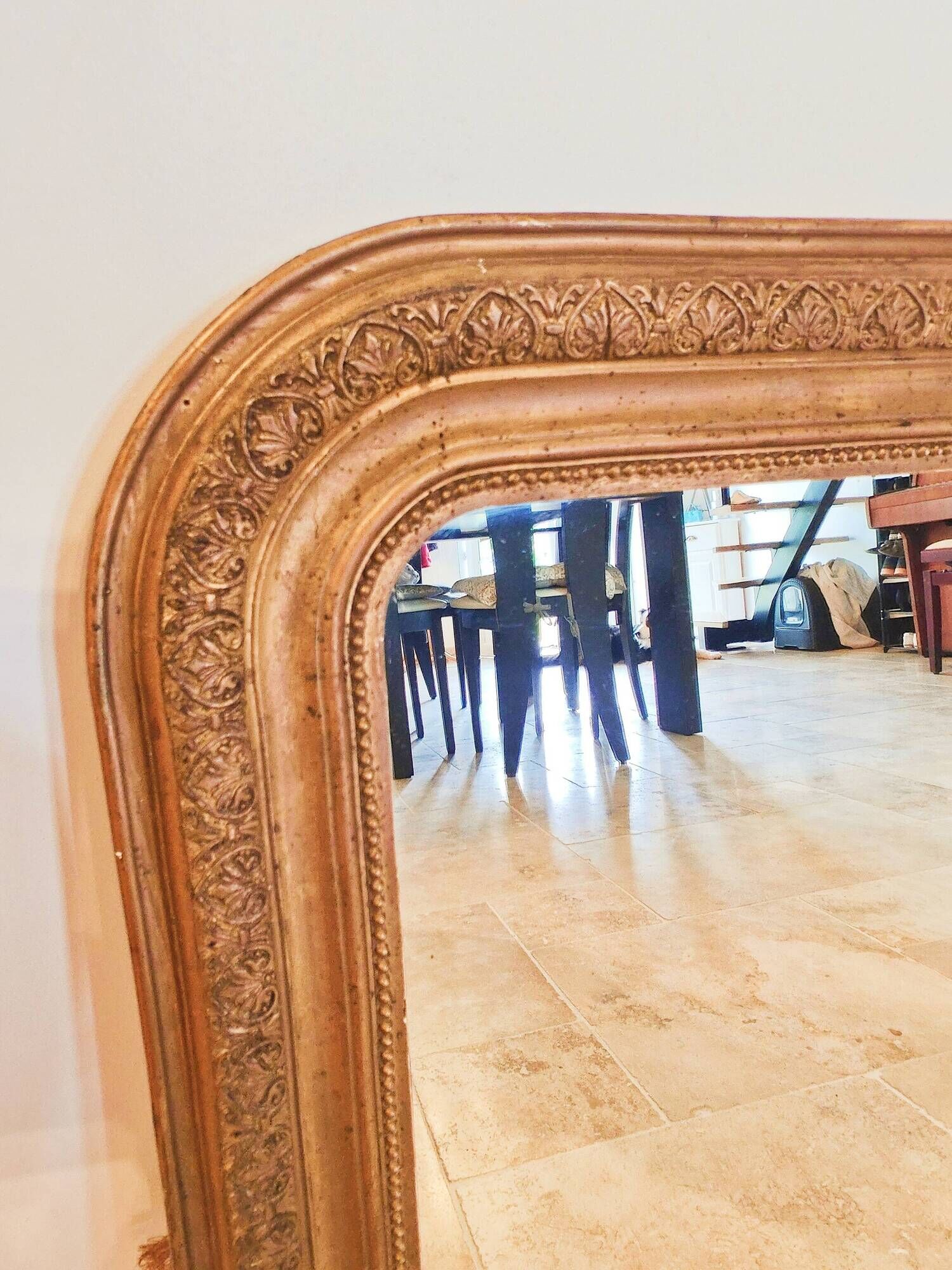 Louis philippe mirror in gilded wood (19)