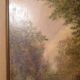 Oil painting on canvas Barbizon School framed and signed