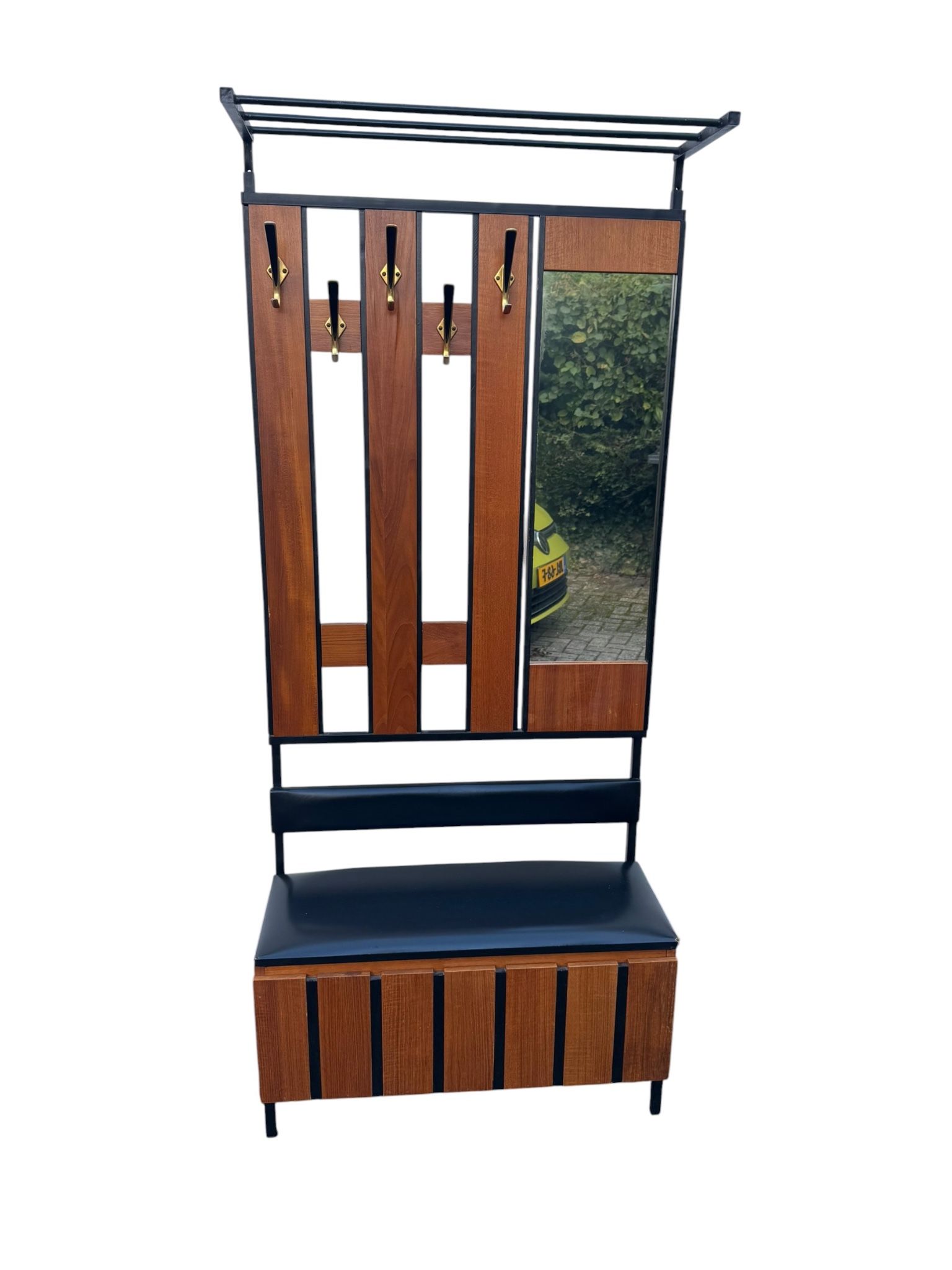 Vintage Teak Coat Rack