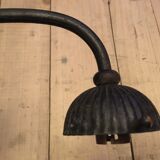 Wrought iron wall lamp