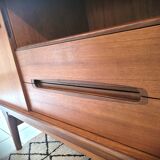 Scandinavian design sideboard in vintage teak
