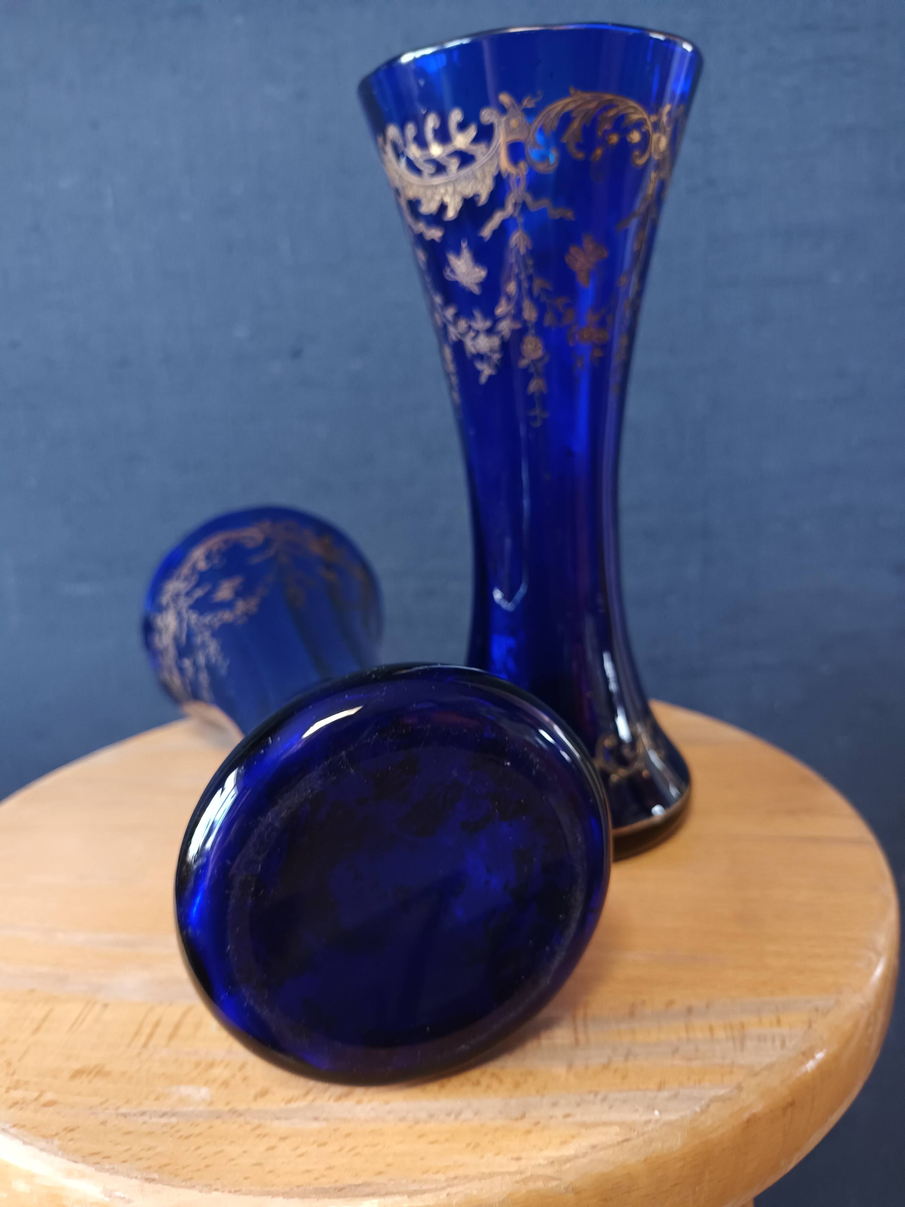 Paire de vase cristal de Sèvres Selency