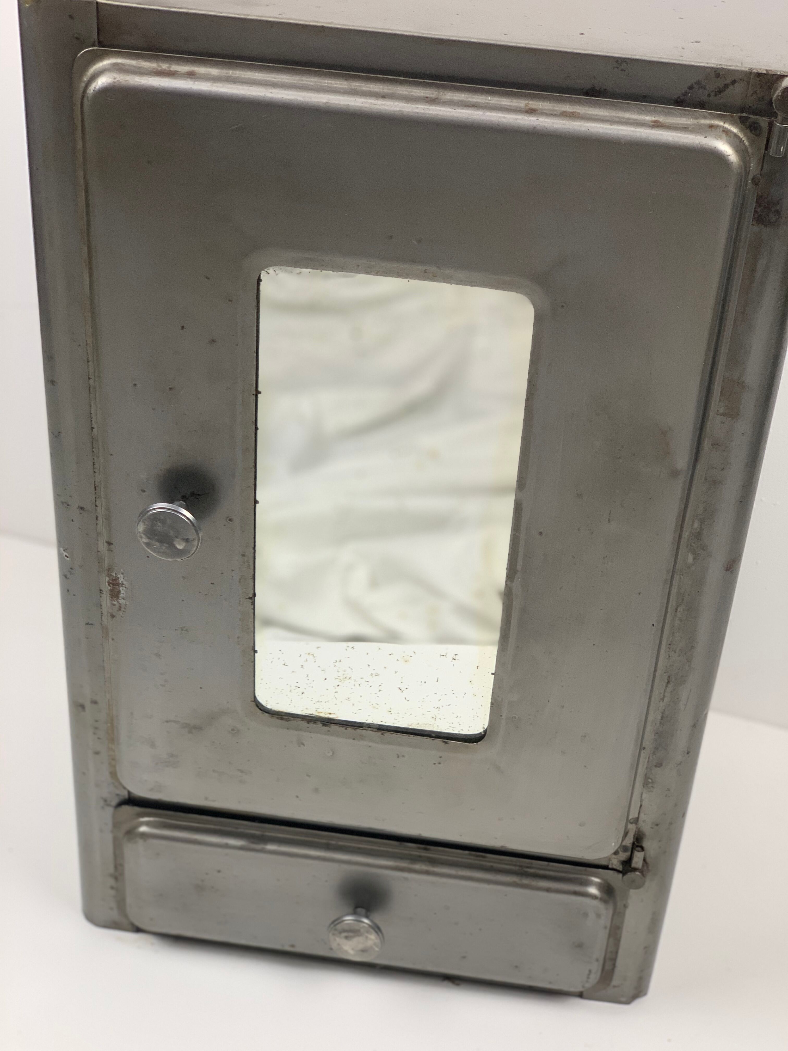 Vintage Pharmacy 1960 metal cabinet