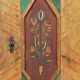 Antique Painted folk art bridal cupboard