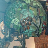Stained glass lamp floral