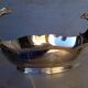 Phenix bowl on foot silver metal center table 1940