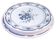 6 Assiettes plates / 1 Plat de service Décor floral