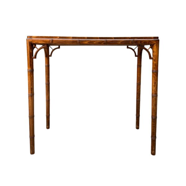 Console en faux bambou de style Chippendale