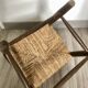Fauteuil enfant en bois de hêtre et paille
