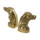 Vintage Pair of Brass Bookends for Irish Setter Dogs
