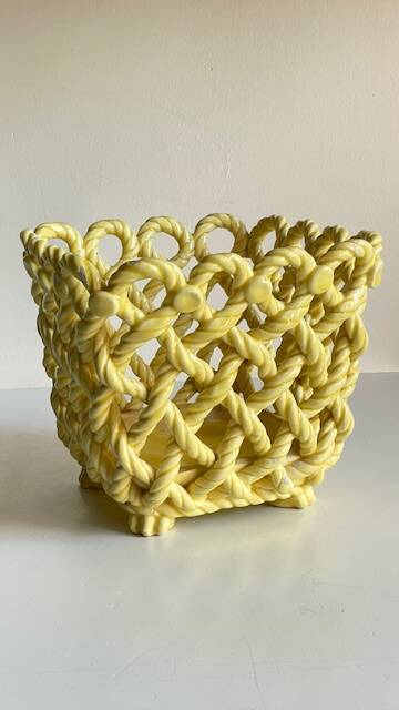Vintage Braided Cache-Pot