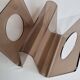 Plexiglas design magazine holder Michel Dumas, Roche Bobois, 70s