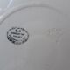 Set of 8 hollow plates Terre de Fer model "Garlands" late nineteenth