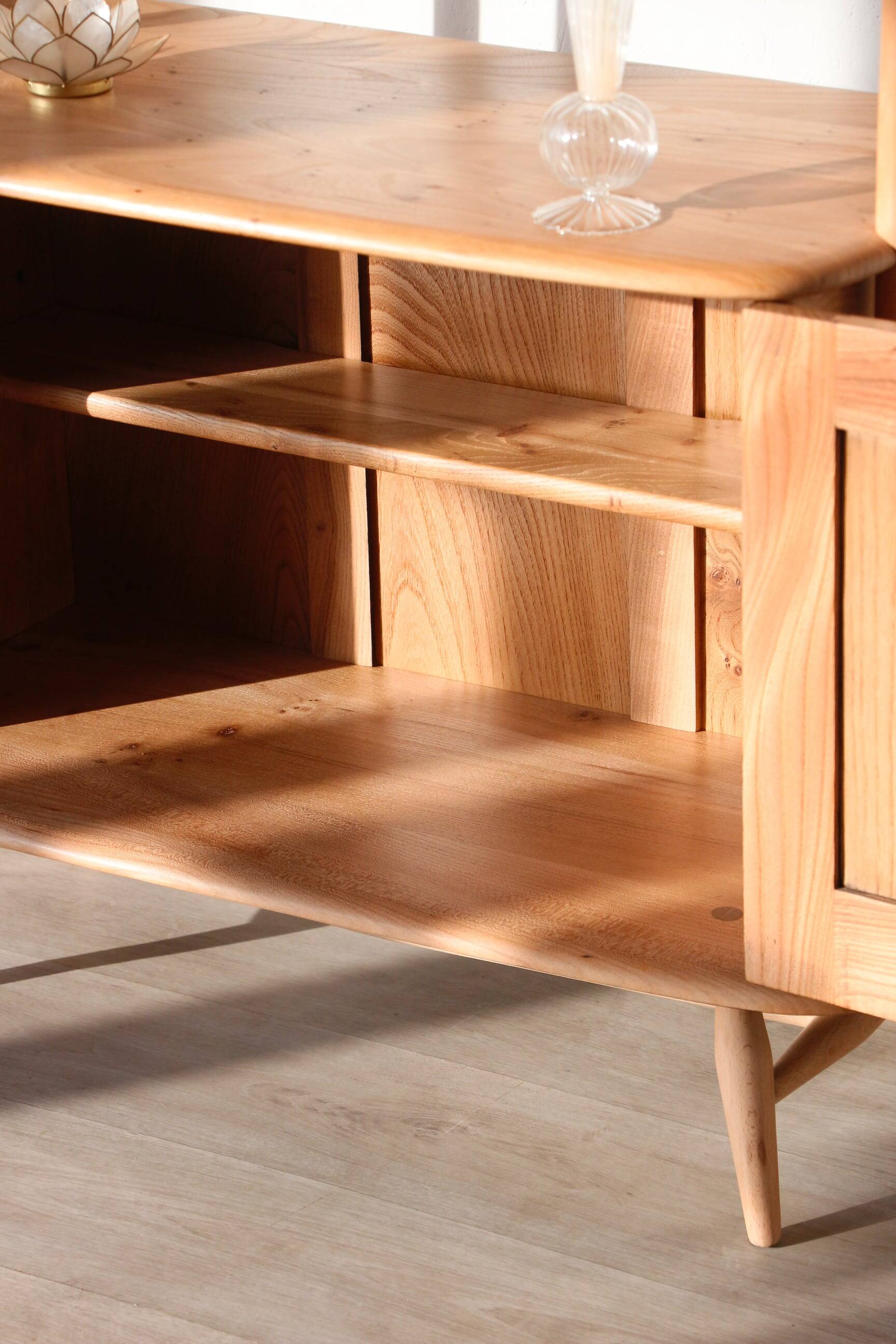 Vintage Bookcase / Room Divider - Windsor / Giraffe Model - Ercol