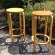 Pair of high Scandinavian/vintage style stools 60s-70s