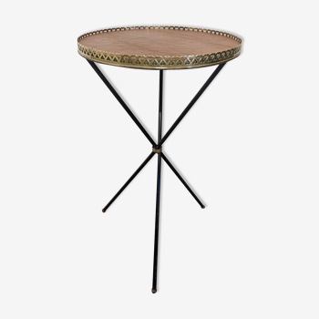 Tripod pedestal table from the 50s/60s