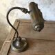 Lampe ancienne de bureau en cuivre